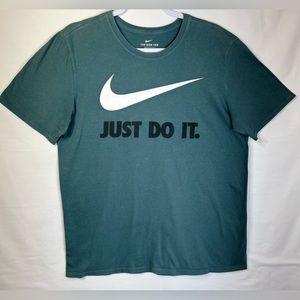 Men's Large Nike Athletic Cut Just Do It Short Sleeve T-Shirt